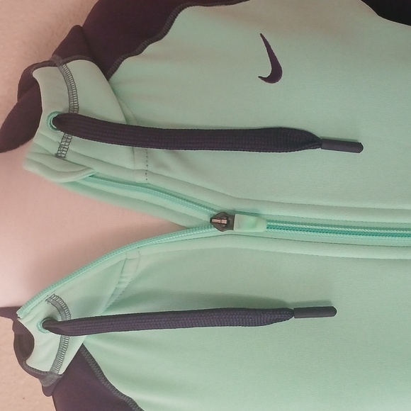 NEW W/O TAGS NIKE two-tone performance therma- fit full zippered jacket HOODIE - Picture 10 of 16